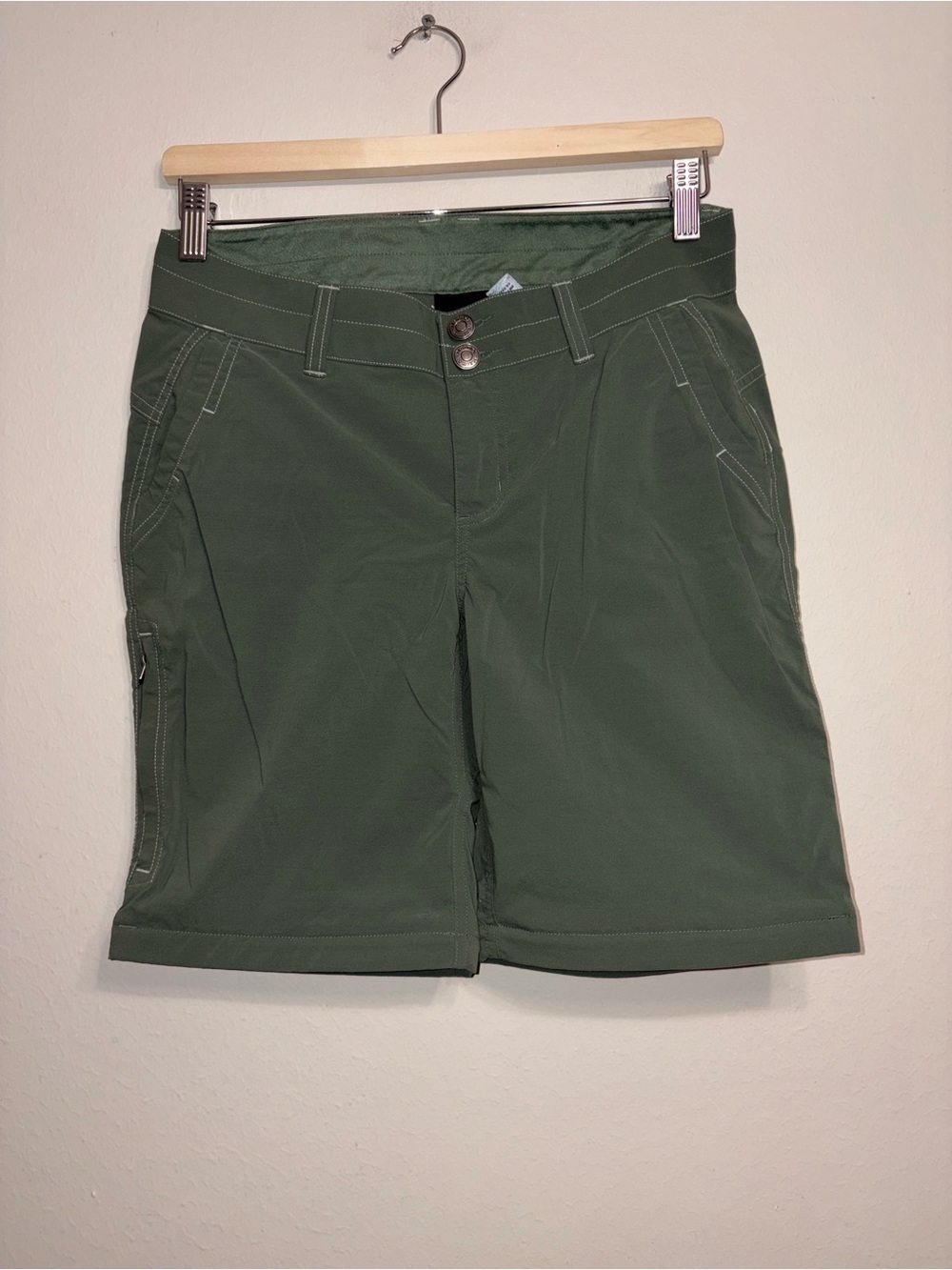 Marmot Kodachrome Hiking Shorts Green Women's Size 4 Water-Resistant Outdoors